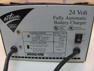 Invacare Action 24 Volt Fully Automatic Battery Charger Model 16810 