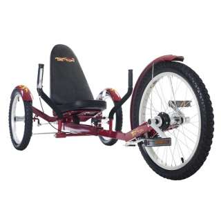 TriTon 20 3 WHEEL Tricycle RECUMBENT Trike Bike RED 818997003528 