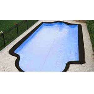   Ground Pool 24 Round Black And Blue Winter Cover 15 Year Warranty