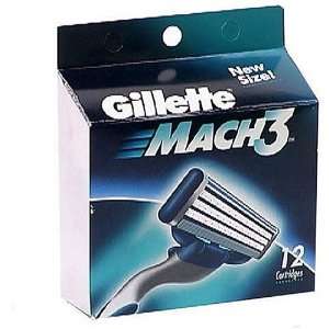  Gillette Mach3 Cartridges (Pack of 12) Health & Personal 