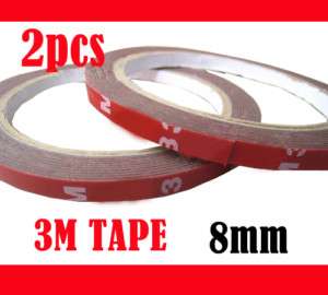 Auto 3M Acrylic Foam Double Sided Attachment 8mm Tape  