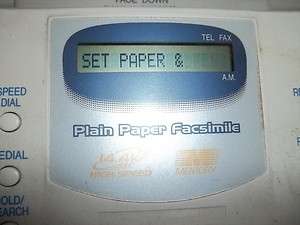   Plain Paper Thermal transfer Fax ** 74000032781  