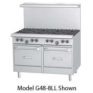   2G36LL 2 Burner 48 Gas Range with 36 Griddle and 2 Space Saver Ovens