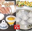 EGGIES boiled Egg no peel cooker as seen on TV ASOTV