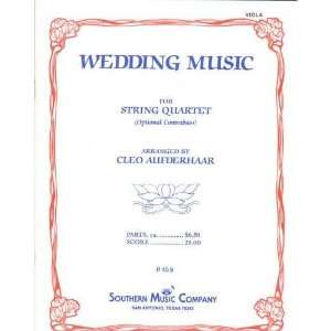  Wedding Music for String Quartet   Viola part   arranged 