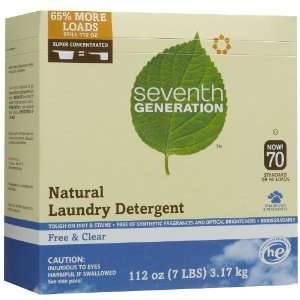  Seventh Generation Powder Laundry Detergent Free & Clear 