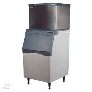   511 Lb Half Size Cube Ice Machine w/ Storage Bin