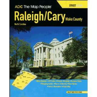 com ADC The Map People 305585 Raleigh   Cary   Wake Counties NC Atlas 