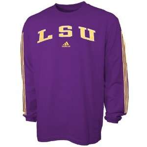  adidas LSU Tigers Purple Primary Long Sleeve T shirt 