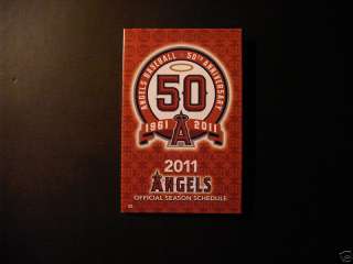 Los Angeles Angels 2011 MLB pocket schedule  