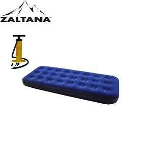 Single size Air Mattress with Double action 5L Air Pump  