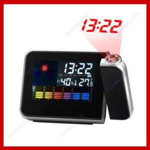 Weather Multi function Station Projection Alarm Clock  