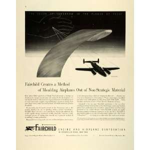   Military Aircraft Airplane Engine Parts WWII War   Original Print Ad