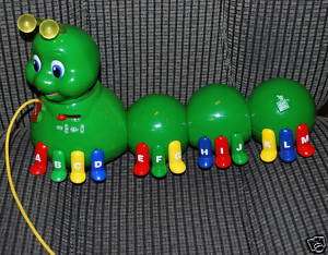 Leap Frog Alphabet Pal Caterpillar Learning Pull Toy  