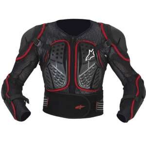   On Road Racing Motorcycle Body Armor   Black/Red / Medium Automotive
