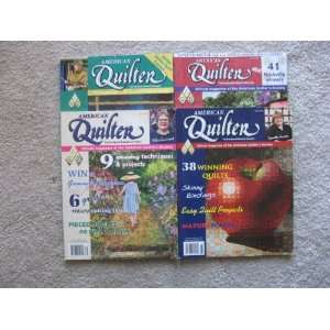  4 issues of American Quilter Magazine   Projects 2006 