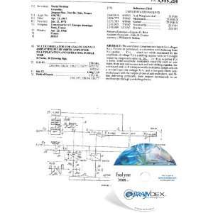 NEW Patent CD for MULTICORRELATOR FOR ANALOGUE SIGNALS EMPLOYING PULSE 