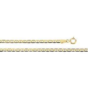  14K Yellow Gold 18 Inch Anchor Chain Jewelry