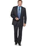   By Ralph Lauren Total Comfort Navy Stripe Suit Separates Big and Tall