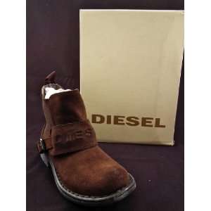   Diesel Army Line Leather Ankle Boots (Kids Size 10) 