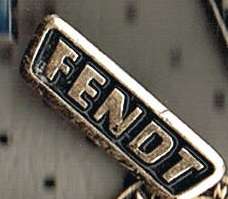 Pin badge Fendt Hat Lapel vintage metal  