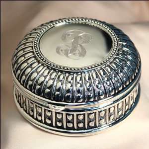  Beaded Antique Round Jewelry Box