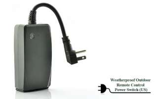 Weatherproof Outdoor Remote Control Power Switch   110V   1200W   US 