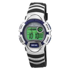   Silver Tone with a Black Strap Digital Sport Watch Armitron Watches