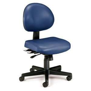  Ofm 24 hour   Armless Vinyl Office Task Chair 241 VAM 605 