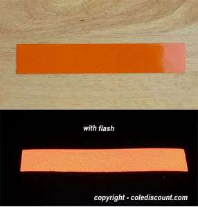 Orange Reflective Tape Strips for Arrows(1 Dozen)  