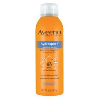Aveeno Hydrosport Sunblock Spray SPF 50   5 oz.Opens in a new window