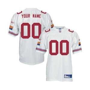   NFL Equipment Arizona Cardinals White Authentic Customized Jersey