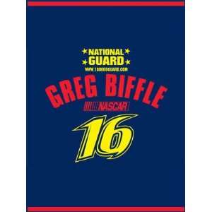  Racing Greg Biffle 60X80 Race Day Blanket/Throw   Auto Racing Fan 