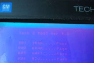   GM Tech2 Scan TOOL /system autotest with one fail (RTC)/can fix  