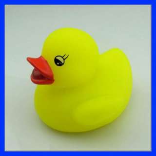 Baby Bath Shower Toy Yellow Duck Multi Color LED Lamp Light  