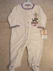 NWT CARTERS BABY GIRL TERRYCLOTH SLEEPER SIZE 6 MONTHS items in Naty 