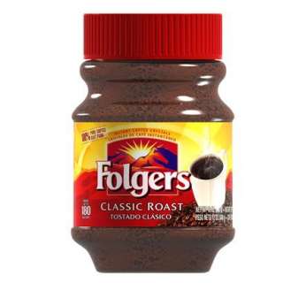 Folgers Classic Roast Instant Coffee 12 ozOpens in a new window
