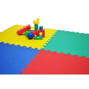   24 X 24 X~9/16 Extra Thick Rainbow Play Mats (Set of 4) Baby