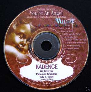 Personalized Lullaby Cd   Youre An Angel   name 35Xs  