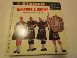 Bagpipes & Drums 9th Regiment Bagpipe Band LP 33  