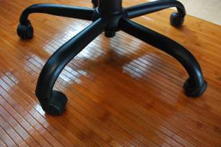 Bamboo Chair Mat Hard wood Floor Protector Office Desk  