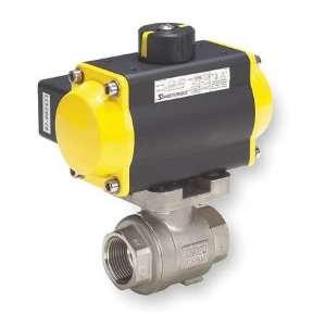 SHARPE VALVES 2 12M100SR07412 Ball Valve,Pneumatic Actuated,SS,2 In