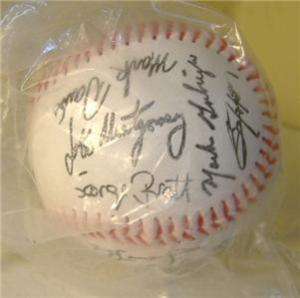 1990 Kansas City Royals Facsimile Signed Team Baseball  