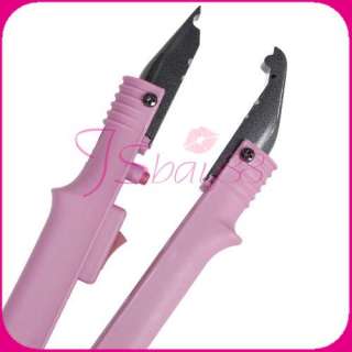 Shocking Pink Hair Connector Salon Fusion Iron US Plug  