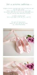 Princess Ribbon Ballet Shoes Slippers All SZ Baby Girl  