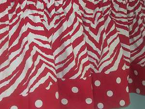   and White Zebra Stripe Polka Dot Valances 1 Handmade Valance Curtain