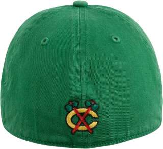 Chicago Blackhawks Green Franchise Fitted Hat  