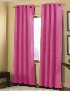 Panels Grommet Solid Micro suede Curtain Window Covering Panel New 