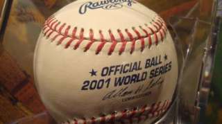 Leroy Neiman Signed Autographed Baseball 2001 WS BALL  