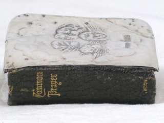   Silver Angel Decorated Pocket Book of Common Prayer dated 1909  